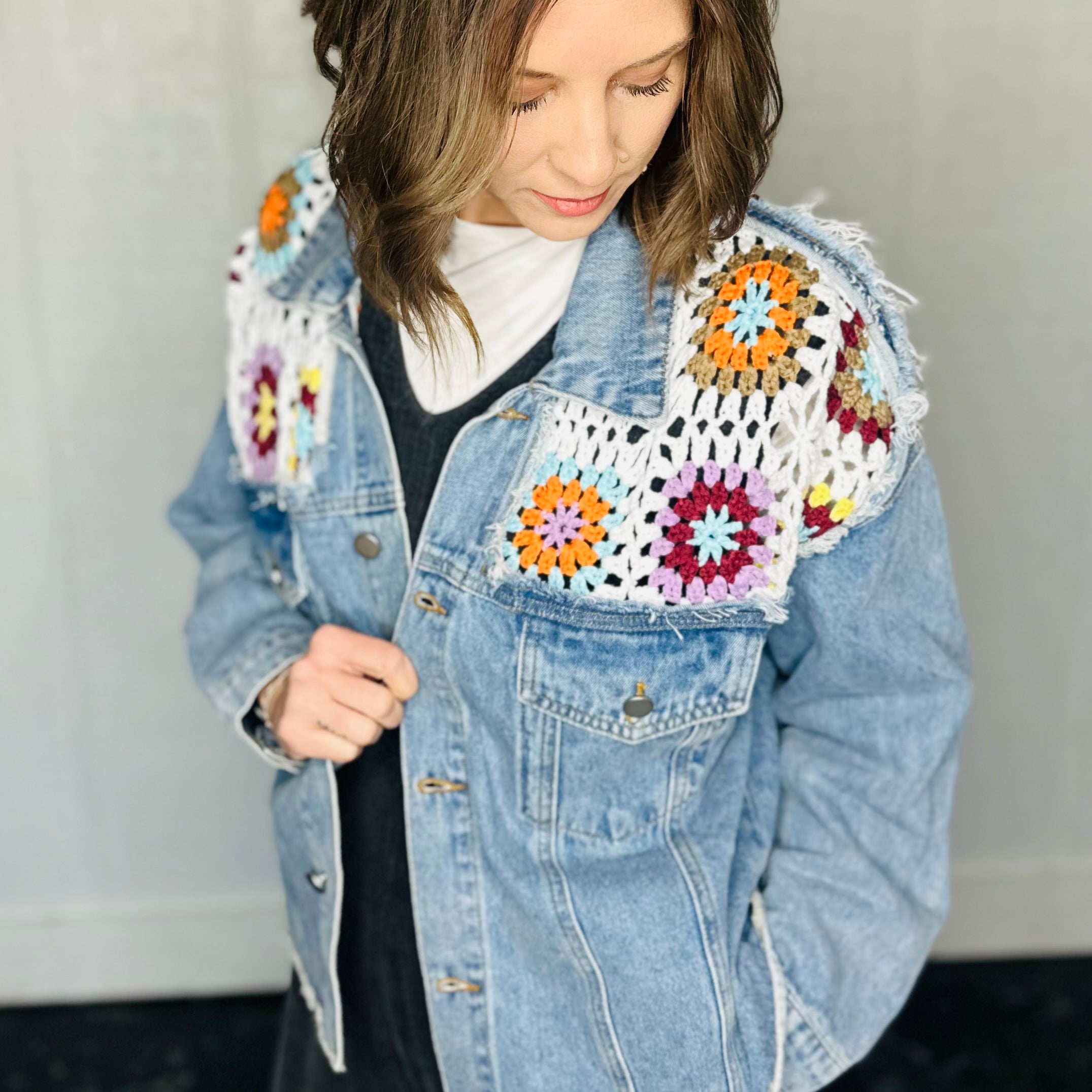 Denim Washed Shirt Jacket