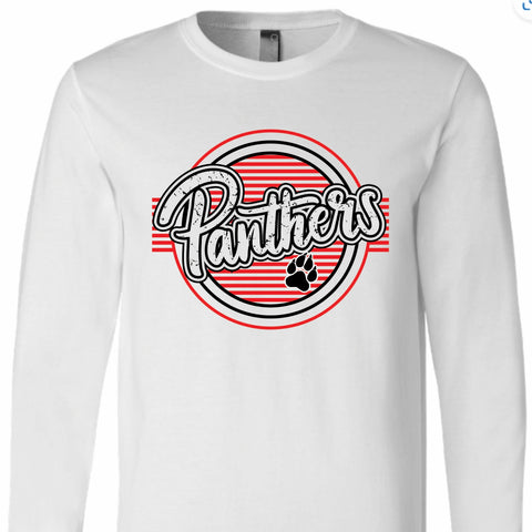 Panthers Checkered Baseball Crew