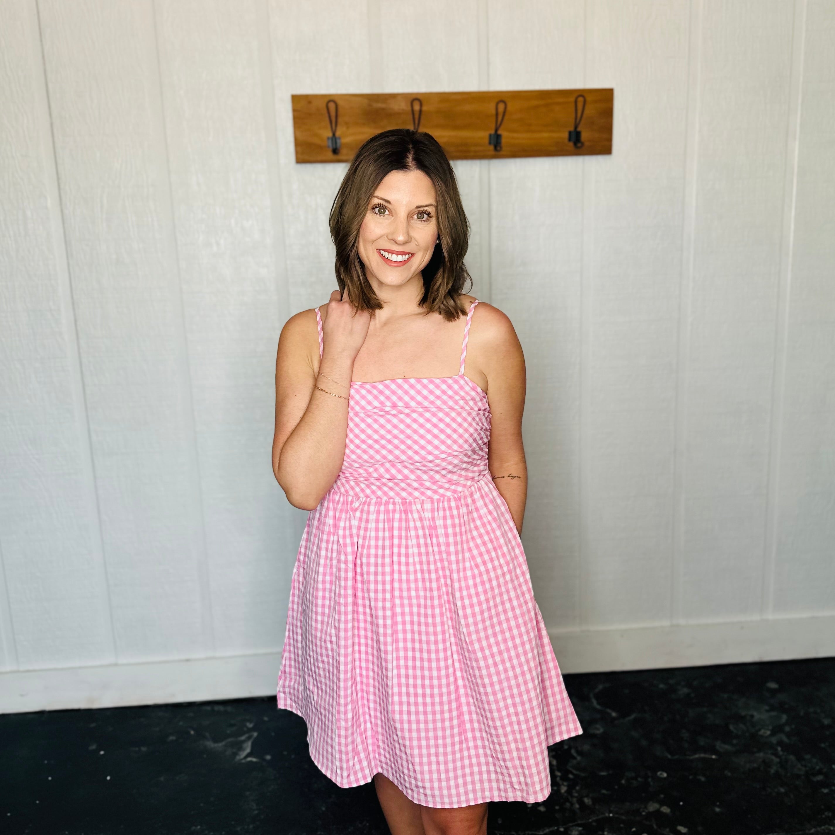 Fitted Shirred Bodice Dress
