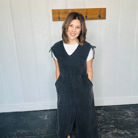 Wide Leg Jumpsuit With Pockets
