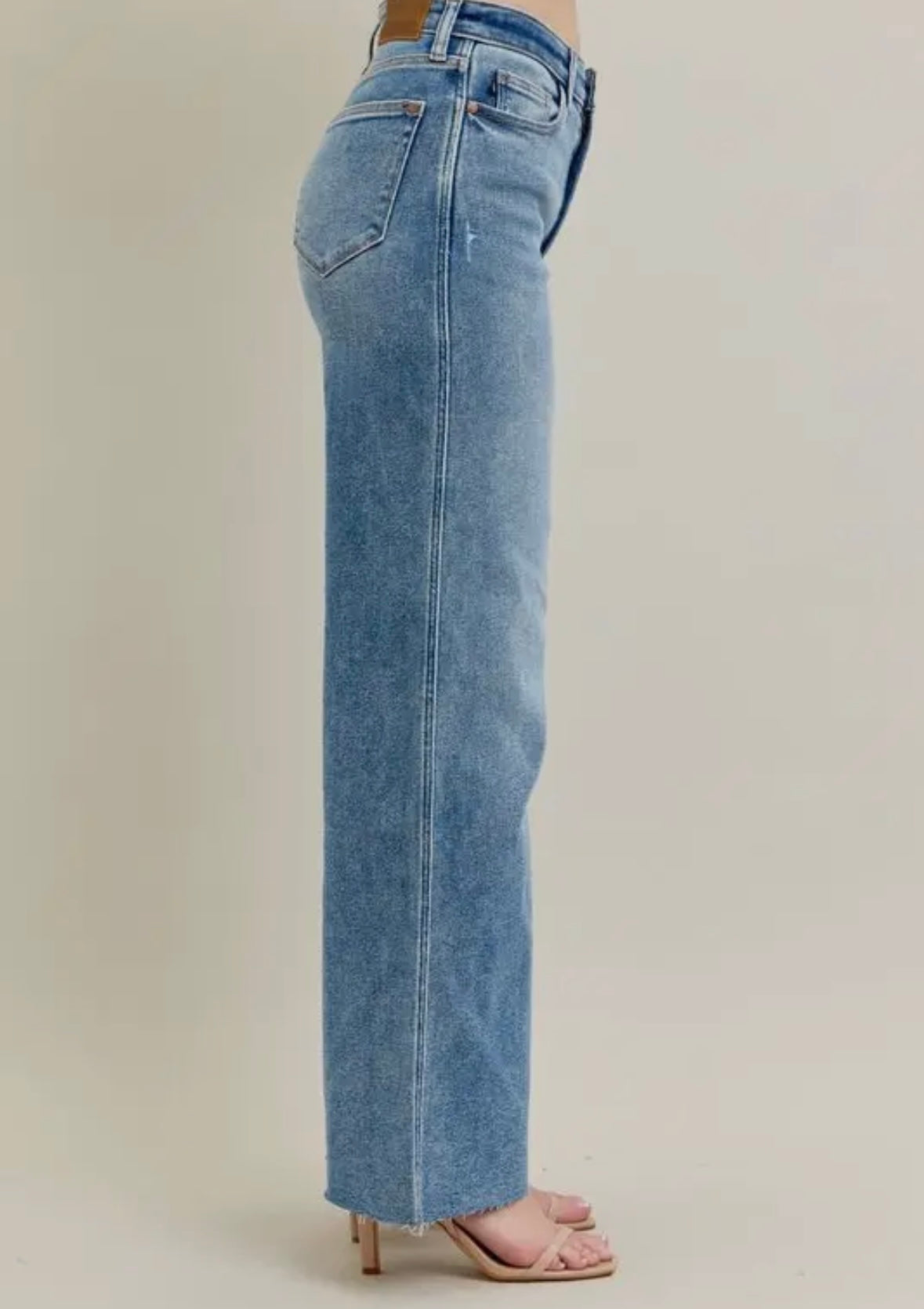 Judy Blue Vintage Wash High Waisted Wide Leg