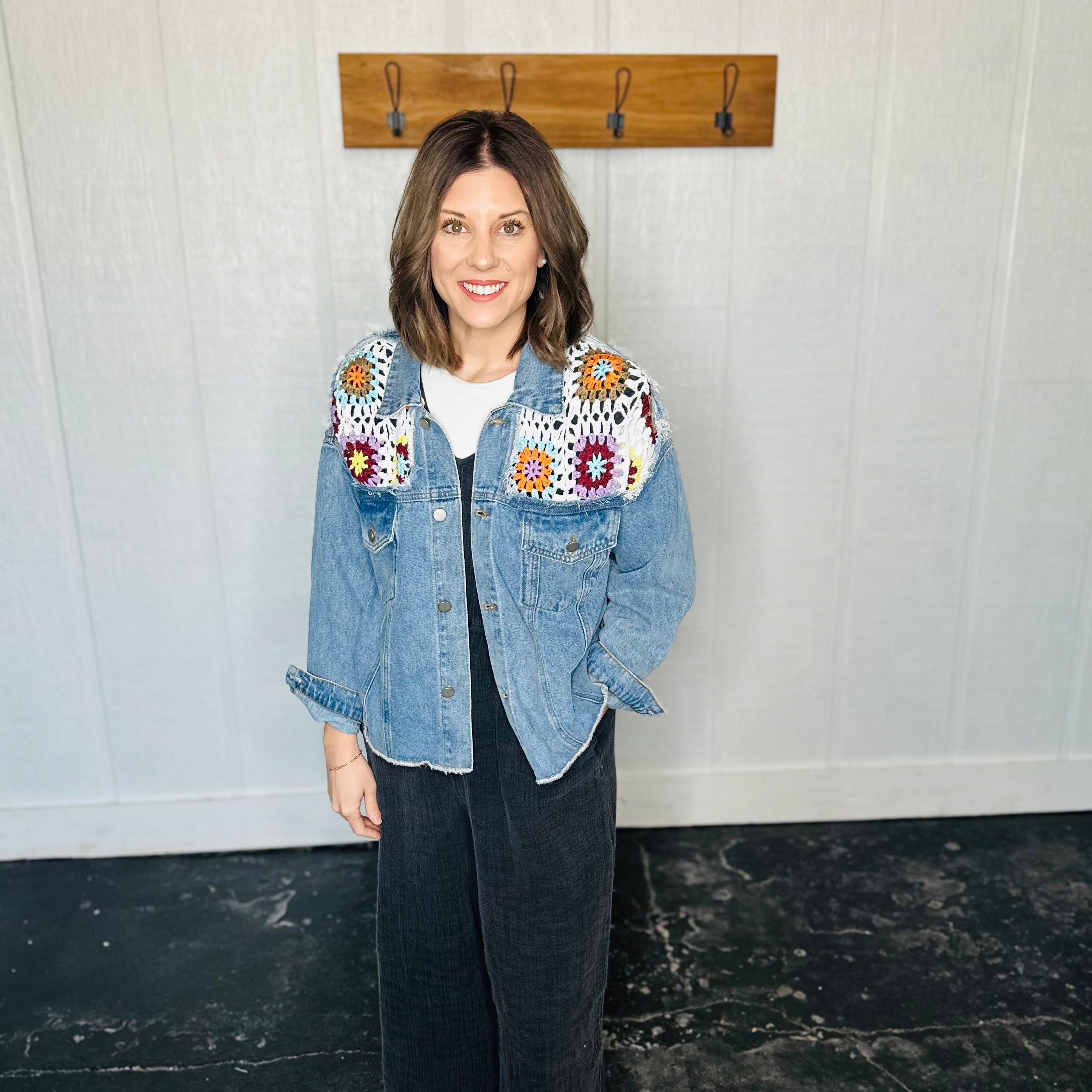 Denim Washed Shirt Jacket