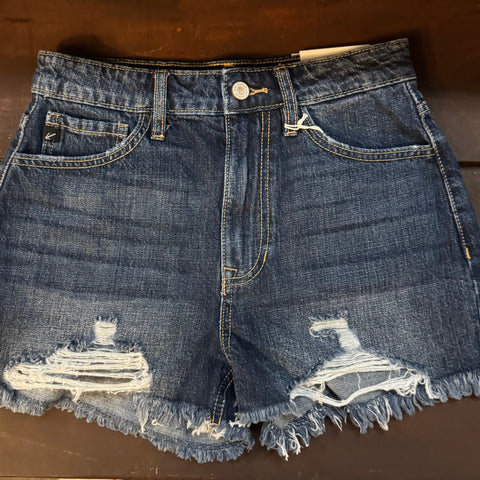 KanCan High Rise Single Cuff Mom Jean