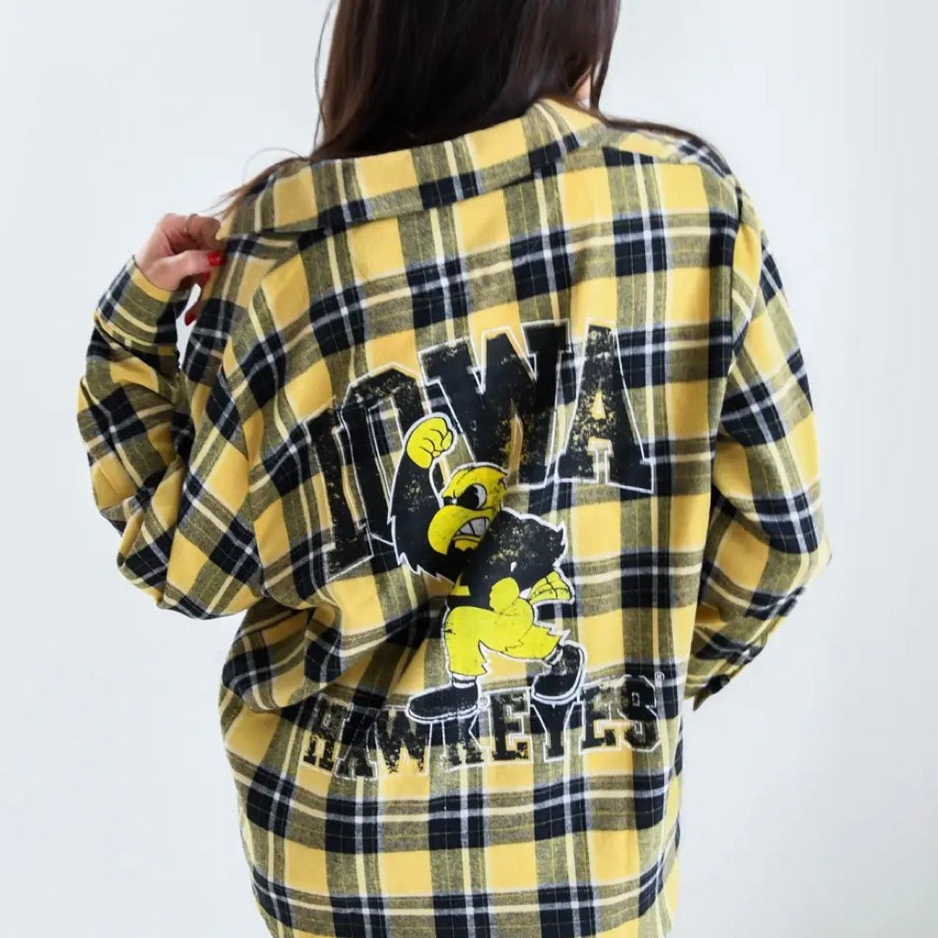 Iowa Varsity Oversized Plaid