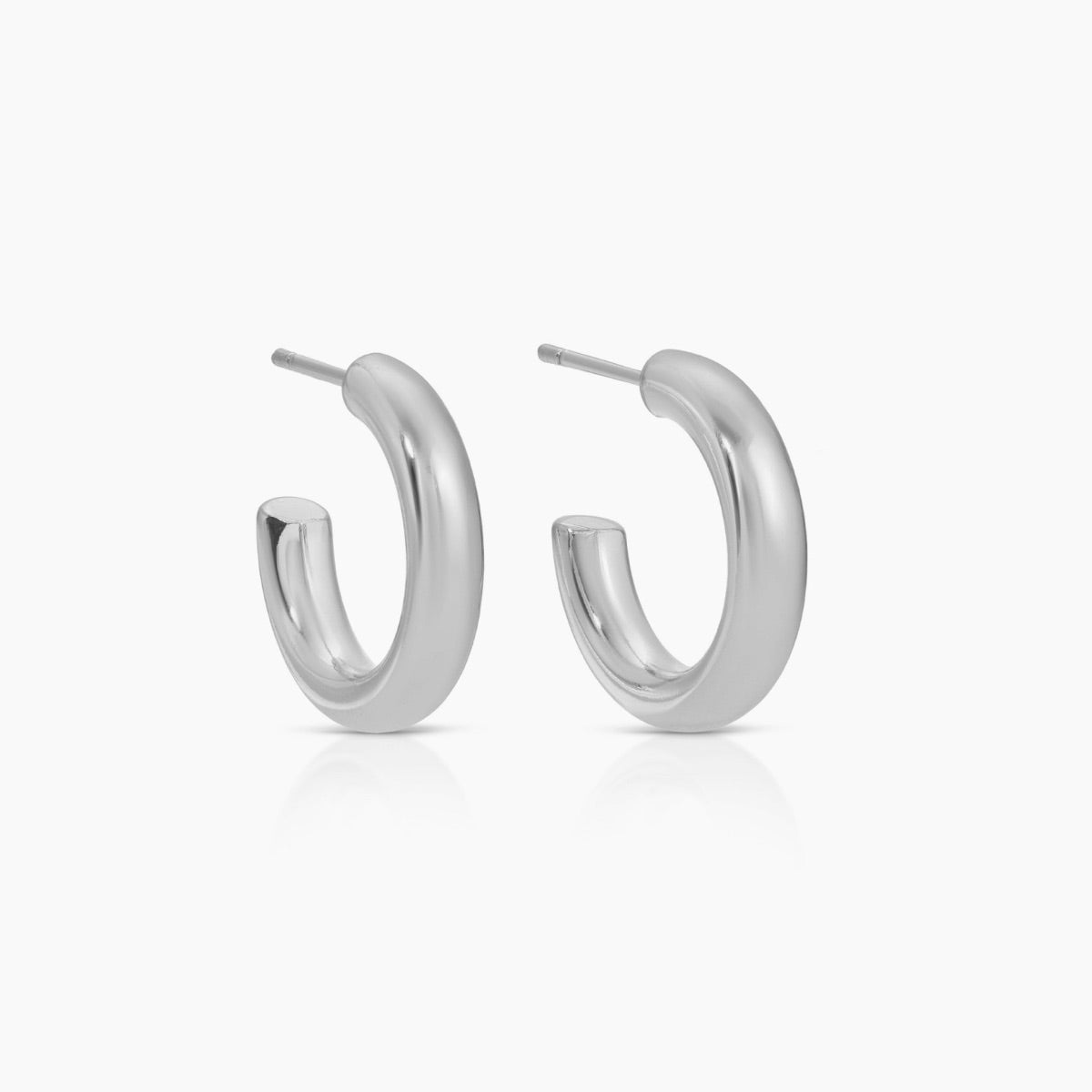 The Perfect Silver Hoop