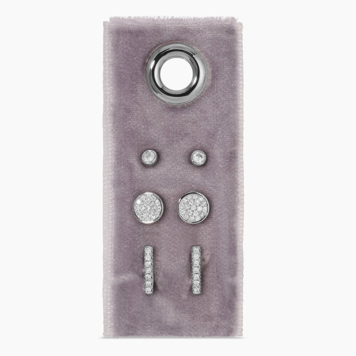 Pave Velvet Stud Gift Set