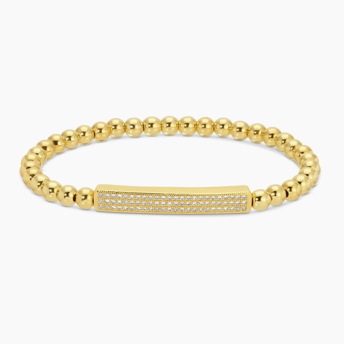 Pave Bar Stretch Bracelet