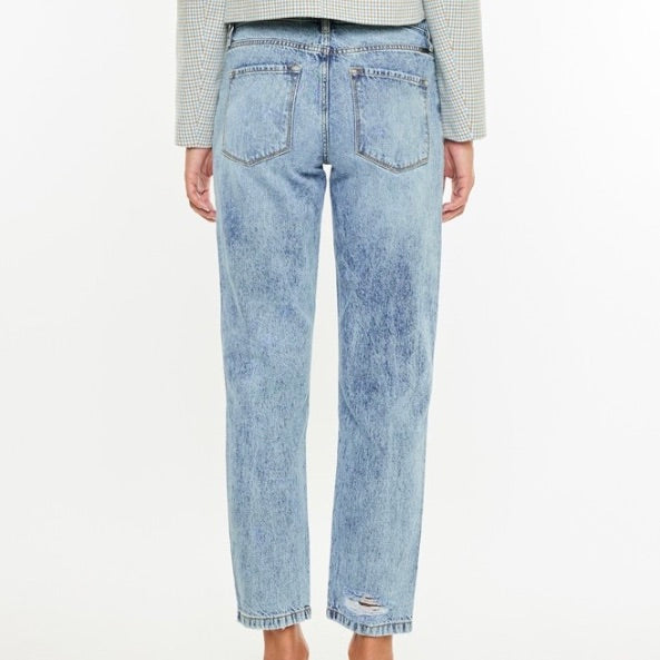 Kan Can High Rise Mom Jean