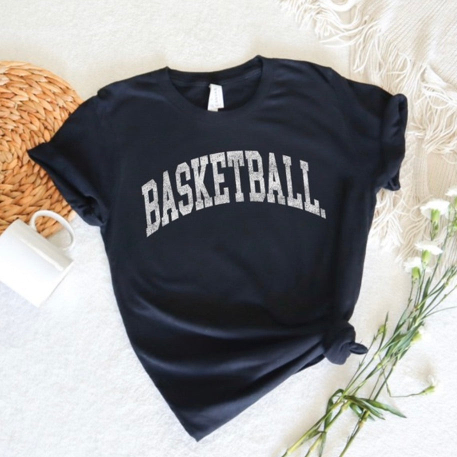 Distressed Basketball Tee