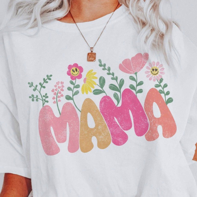 Mama Floral Tee