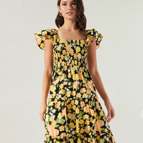 Sleeveless Wrap Tie Dress