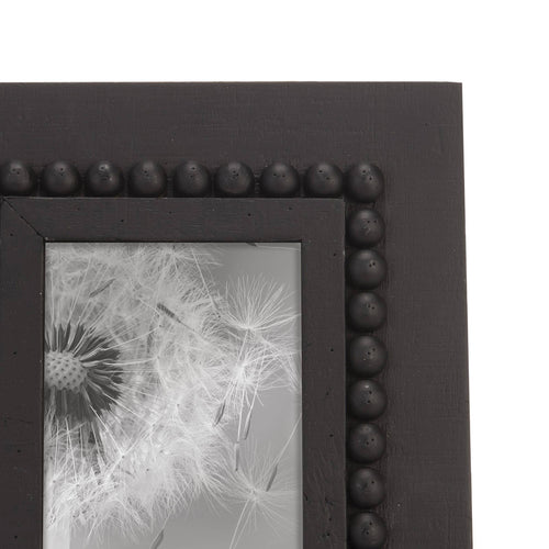 GiGi Black 4x6 Photo Beaded Farmhouse Wood Picture Frame