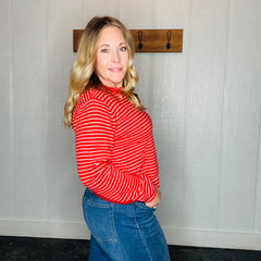 Red/White Striped Sweater