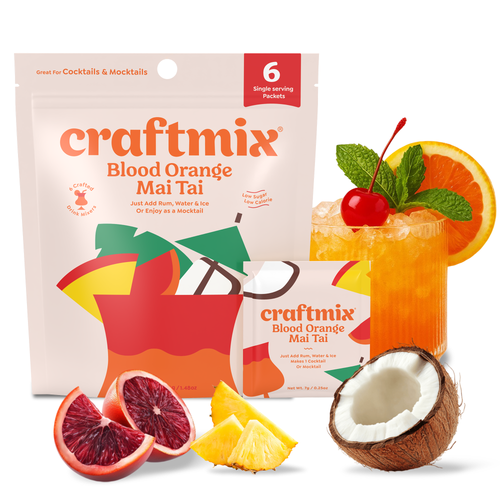 Blood Orange Mai Tai Cocktail Mixer - 6 Servings Multipack