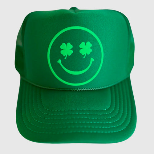 Smiley Clover Trucker Hat