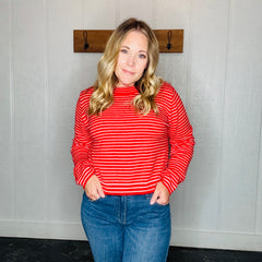 Red/White Striped Sweater
