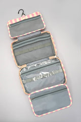 Striped Hanging Toiletry & Makeup Organizer Bag | 40P599