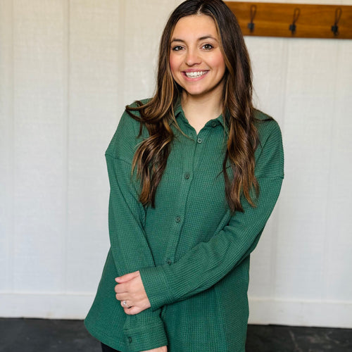 Waffle Shirt Jacket