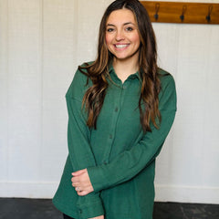 Waffle Shirt Jacket