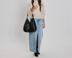 Black Olivia Hobo