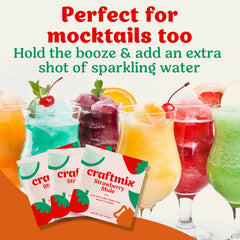 Strawberry Mule Cocktail / Mocktail Mixer Singles