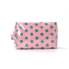 POLKA DOT WATERPROOF CLEAR COSMETIC MAKEUP POUCH BAG |40P630