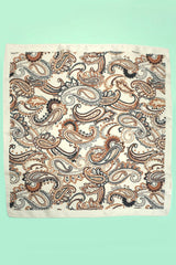 PAISLEY PINK SILKY FEEL BANDANA SCARF | 40SC665