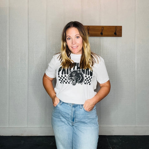 Iowa Retro Script Tee