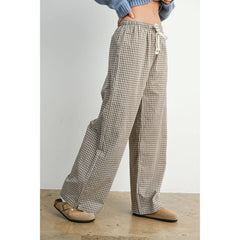 Loose-Fit Adjustable Tie-Front Pants