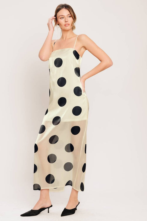 Polka Dot midi dress