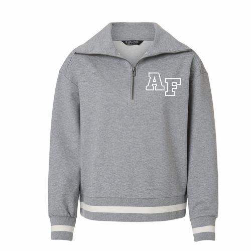 AF Grey Prep Quarter Zip (pre-order & **not eligible for staff discount)