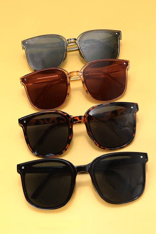 OVERSIZED ACETATE ASSORTED SUNGLASSES