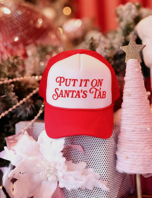 Put It On Santa's Tab Trucker Hat