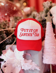 Put It On Santa's Tab Trucker Hat