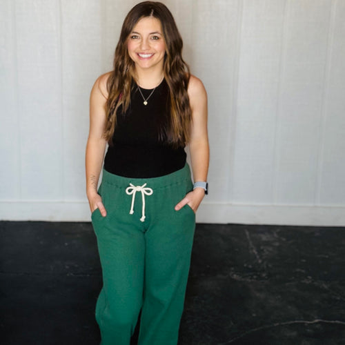Waffle Wide Legged Pant