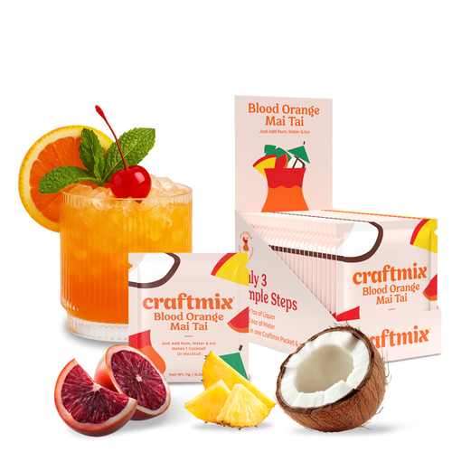 Blood Orange Mai Tai Cocktail / Mocktail Mixer Single