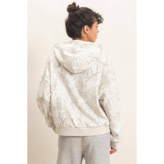 Tree Camouflage Hoodie With Kangaroo Pocket