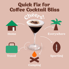 Espresso Martini Cocktail Mixer - 6 Servings Multipack