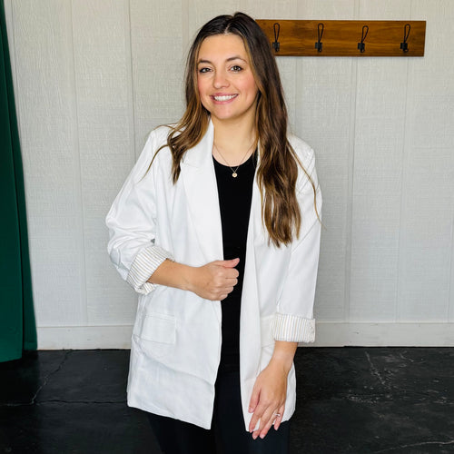 Open Front Long Sleeve Jacket