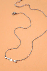 18K STAINLESS STEEL TARNISH FREE MAMA NECKLACE