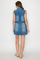 SUMMER DENIM MINI DRESS 3157DIA