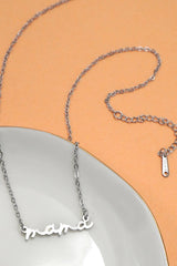 18K STAINLESS STEEL TARNISH FREE MAMA NECKLACE