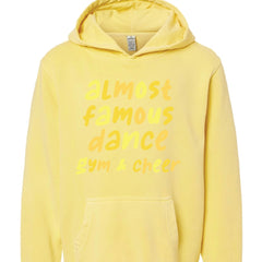 Yellow Almost Famous Hoodie Pre-Order