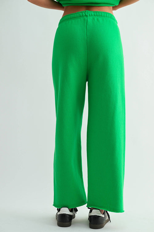 Malibu Wide-Leg Fleece Pants
