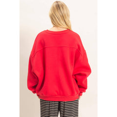 Oversized Dropped Shoulder Sweatshirt