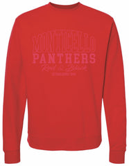 Red On Red Panther Crew