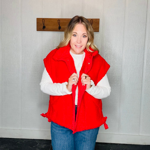 Red Teddy Bear Utility Vest