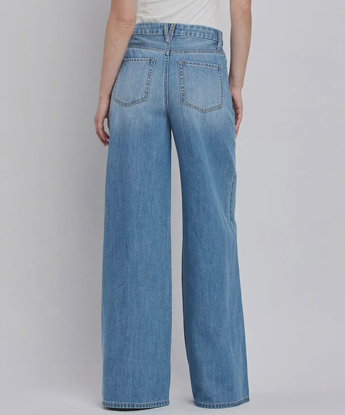 Vervet by Flying Monkey Olivia Super High Rise Wide Leg Jeans