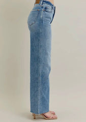 Judy Blue Vintage Wash High Waisted Wide Leg