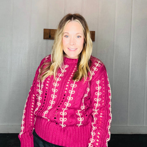 Knit Sweater Cardigan Top